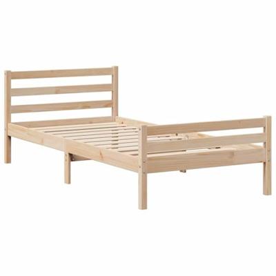 Bedframe zonder matras massief grenenhout 100x200 cm