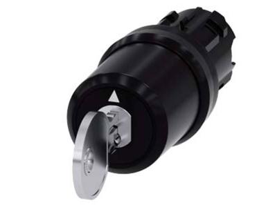 Siemens 3SU10005PL110AA0 3SU1000-5PL11-0AA0 Sleutelschakelaar 2 x 45 ° IP66, IP67, IP69/IP69K 1 stuk(s)
