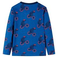 VidaXL Kinderpyjama met lange mouwen 140 petroleumkleurig - thumbnail