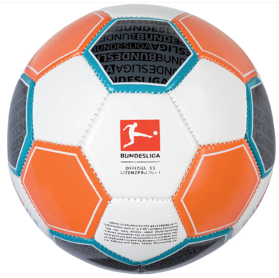 Derbystar Mini Voetbal Bundesliga V21 Wit oranje zwart Derbystar Mini Voetbal Bundesliga V21 Wit oranje zwart