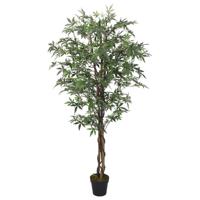 Kunstplant esdoornboom 672 bladeren 180 cm groen - thumbnail