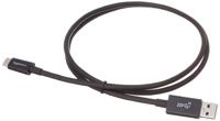 Amazon Basics USB-C to USB-A 3.1 Gen 2 Adapter Charger Cable, Fast Charger, 10Gbps High-Speed, USB-IF Certified, Compatible with iPhone 15, iPad, Samsung Galaxy, Tablets, Laptops, 0.9 m, Black - thumbnail