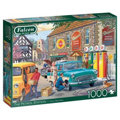 Falcon legpuzzel The Petrol Station 68 x 50 karton 1000 stukjes