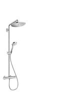 Hansgrohe Croma Select S 280 1 straal showerpipe met thermostaat chroom - thumbnail
