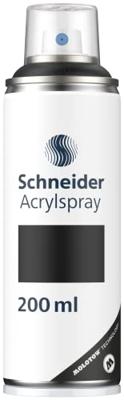 Schneider s-ml03050001 supreme diy spray paint-it 030 zwart 200ml acrylverf