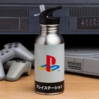 Playstation - Metal Water Bottle with Straw - thumbnail