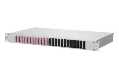 Metz Connect OpDAT 1U rackdeksel – Aansluitingen (SC-D, Grijs, Aluminium, Staal, 1U, 482,6 mm; 44,5 mm)