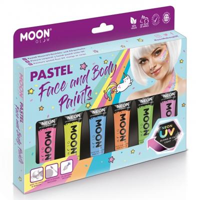 Haza Witbaard Face & body paint schminkset - pastel neon