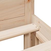Bedframe zonder matras met hoofdbord grenenhout 180x200 cm - thumbnail