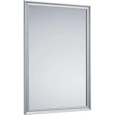 Zilveren Rechthoekige Spiegel met Kunststof Lijst - 50x70 cm