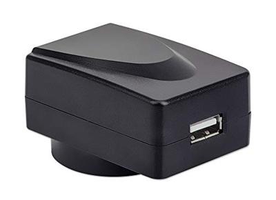 Manhattan- Products USB-reisstekker - USB-oplader met verwisselbare stekkers, reisadapter, wand-reisadapter, stopcontact EU/UK USA AU, oplader
