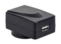 Manhattan- Products USB-reisstekker - USB-oplader met verwisselbare stekkers, reisadapter, wand-reisadapter, stopcontact EU/UK USA AU, oplader - thumbnail