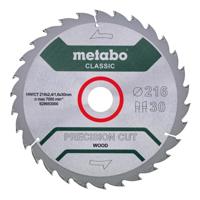 Metabo PRECISION CUT WOOD CLASSIC 628653000 Cirkelzaagblad 216 x 30 x 1.6 mm Aantal tanden: 30 1 stuk(s) - thumbnail