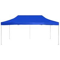 Partytent professioneel inklapbaar 6x3 m aluminium blauw - thumbnail