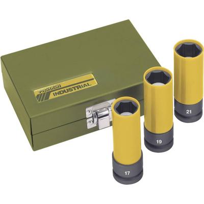 PROXXON wielmoer dopsleutel impact wheel nut set 1/2" (17,19,21mm)