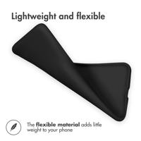 Accezz Color Backcover voor Samsung Galaxy A16 5G Telefoonhoesje Zwart - thumbnail