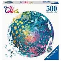 Ravensburger circle of colors puzzels - ocean, 500st. - thumbnail