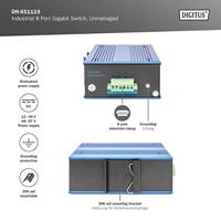 Digitus DN-651119 DN-651119 Industrial Ethernet Switch 8 poorten 10 / 100 / 1000 MBit/s - thumbnail