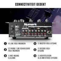 Numark M4 Zwart - thumbnail