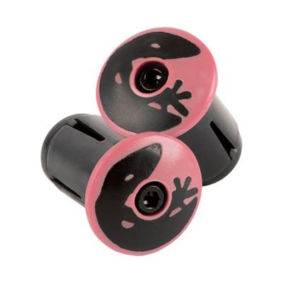 LIZARD SKINS Dsp bar tape plugs - neon pink
