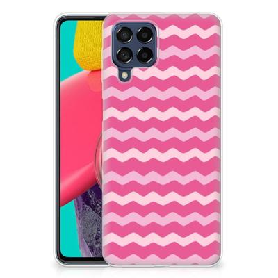 Samsung Galaxy M53 | TPU bumper | Waves Pink Samsung Galaxy M53 | TPU bumper | Waves Pink