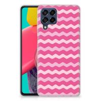 Samsung Galaxy M53 | TPU bumper | Waves Pink - thumbnail