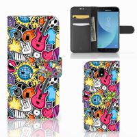 Samsung Galaxy J5 2017 | Wallet Case | met Pasjes | Punk Rock - thumbnail