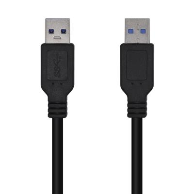 AISENS A105-0446 USB 3.0-kabel, type A/M-A/M, zwart, 1,0 m