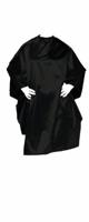 Olivia Garden Kapmantel Zwart 132x147cm - thumbnail