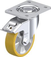 Blickle LH-ALTH 125K-3-FI Zwenkwiel met rem Wieldiameter: 125 mm Draagvermogen (max.): 550 kg 1 stuk(s) - thumbnail