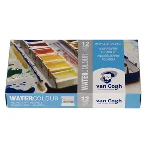 Van Gogh The National Gallery Aquarelverf Set In Metalen Blik