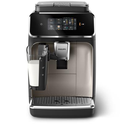 Automatische espressomachine - PHILIPS - Silent Brew EP2336/40 - 4 LatteGo dranken - Chroom zwart