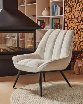 Kave Home Fauteuil 'Marlina' Bouclé