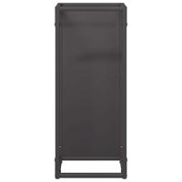 Brandhoutrek 25x25x60 cm koudgewalst staal zwart - thumbnail