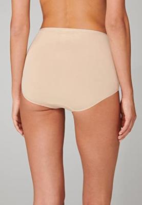 2-Pack Taille dames slip 95/5 Organic - Hoge biologisch katoenen dames onderbroeken - Maxi ondergoed