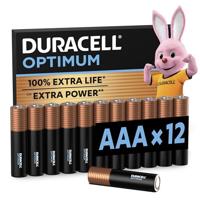Duracell batterij Optimum AAA, blister van 12 stuks - thumbnail