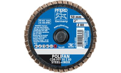 PFERD TOOLS 47202533 CDR PFF 50 Z 80 Lamellenschijf Diameter 50 mm Legering op kobaltbasis, Brons, Titanium, Koper, Messing, RVS, Grijs/grauw sferoïdisch