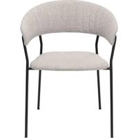 Kare Design Belle stoel armleuningen - grijs - thumbnail