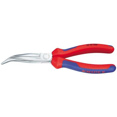 Knipex 26 25 200 Platte rondbektang Elektronica en fijnmechanica 40° gebogen Vanadium elektrostaal 200 mm Knipex 26 25 200 Platte rondbektang Elektronica en fijnmechanica 40° gebogen Vanadium elektrostaal 200 mm