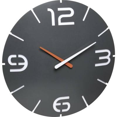 TFA Dostmann 60.3536.10 Wandklok Zendergestuurd 35 cm x 35 mm Antraciet