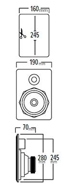 Artsound: FL301 Actieve Inbouw Speakers 2 stuks - Wit Artsound: FL301 Actieve Inbouw Speakers 2 stuks - Wit