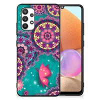 Samsung Galaxy A32 4G | A32 5G Enterprise Editie Leuk Telefoonhoesje Cirkels en Vlinders - thumbnail