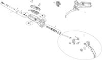 SRAM bremshebel brake lever matt black - thumbnail