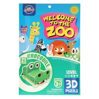 Bouwpakket 3D Krokodil - thumbnail