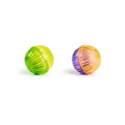 Beeztees Balletje+Kralen - Kattenspeelgoed - 4 cm - 2ST