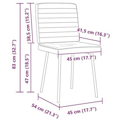 Eetkamerstoelen 4 st fluweel geel