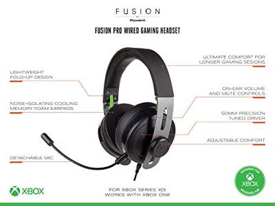 PowerA Fusion Pro Wired Gaming Headset - Black