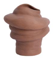 Light & Living Vaas 'Luzz' Keramiek, kleur Mat Terra - thumbnail