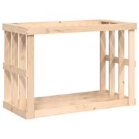 Houtblokhouder 108x52x74 cm massief grenenhout - thumbnail