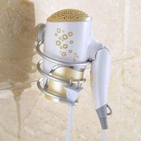 Haardroger houder muursteun opknoping rack organisator haak spiraal badkamer beugel - thumbnail